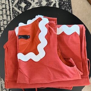 Orange Tank & Pants set